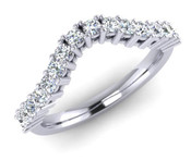 Court 2mm Diamond Ring with 16 x 1.3mm diamonds,  G103