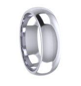 6mm Court Plain Wedding Ring