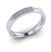 ETG90 3mm Channel Set Brilliant Cut Diamond Eternity Ring 30pts