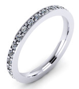 ETG137 2.5mm Pava Set Brilliant Cut Diamond 37pts