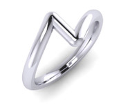 LB001 Z Shaped Wedding Ring