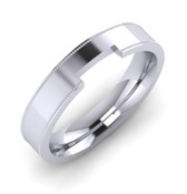 N2 Cut to Fit your engagement Ring with a Millgrain Edge