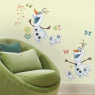 The friendliest snowman in Arendelle is coming to a wall near you! Add Disney Frozen’s Olaf on your wall with our Olaf peel and stick wall decals.