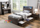 The Hamilton End Lift Bed Frame with Storage Bedhead + USB Charger & LED Lights!