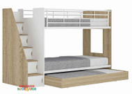 Astor Single Bunk Bed is the perfect all in one space saving solution for your kids room.