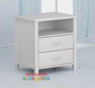 The slick white finish modern bedside table means it can be matched with any of our white bed frames and furniture.