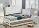 Casper Bed features straight lines and a solid head and footboards which make the Casper a modern beauty.