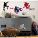 Take your sports to the next level with these high-action wall decals.