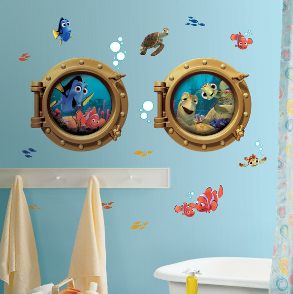 Bring the magic of Disney-Pixar's Finding Nemo into any child's room with these creative wall decals.