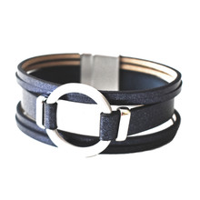 MAGNETIC LEATHER - MIDNIGHT MELODY BRACELET