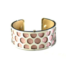 INTERCHANGEABLE CUFF - SILVER HONEYCOMB