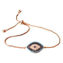 APHRODITE GREEK GODDESS PAVE EYE BRACELET