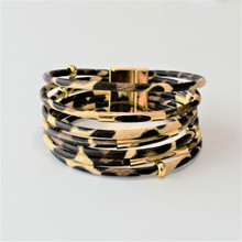 MAGNETIC LEATHER BRACELET - LAURENCE