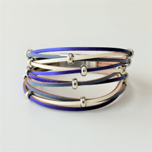 MAGNETIC LEATHER BRACELET - LIBBY