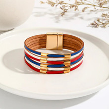 MAGNETIC BRACELET - RED, WHITE, BLUE