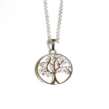 SILVER TREE OF LIFE NECKLACE  NAT10
