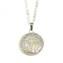 STAINLESS TREE OF LIFE NECKLACE NAT14