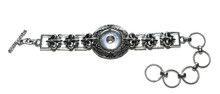 FLEUR DE LIS SNAP BRACELET