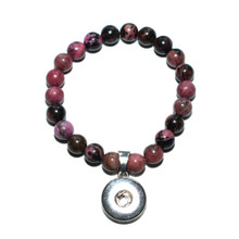STONE BRACELET - RHODONITE