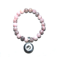 STONE BRACELET - PINK ZEBRA JASPER
