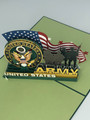 Handmade 3D Kirigami Card

with envelope

US Army