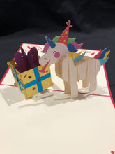Birthday Unicorn
Handmade 3D Kirigami Card