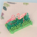 Handmade 3D Kirigami Card

with envelope

Flamingos