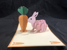 Handmade 3D Kirigami Card

with envelope

Bunny Rabbit Carrot