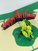 Handmade 3D Kirigami Card

with envelope

Happy Birthday Frog