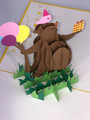 Handmade 3D Kirigami Card

with envelope

Birthday Bear Balloon