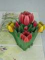 Handmade 3D Kirigami Card

with envelope

Tulip Flowers