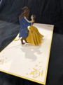 Beauty and the Beast
Handmade 3D Kirigami Card
with envelope
