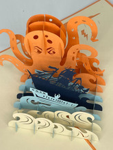 Handmade 3D Kirigami Card

with envelope

Kracken Octopus