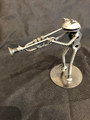Handcrafted Found Art

Trumpet Playing Frog

4 X 3 X 2