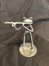 Handcrafted Found Art  

Frog Flutist Flute

2" X 6" X 3" 