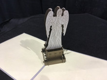 Weeping Angel Dr Who
Handmade 3D Kirigami Card