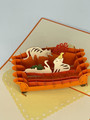 Handmade 3D Kirigami Card

with envelope

Birthday Cat Sofa Couch