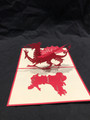 Handmade 3D Kirigami Card

with envelope

Wales Dragon