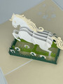Handmade 3D Kirigami Card

with envelope

White Horse