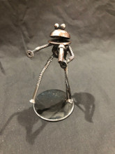 Handcrafted Found Art

Frog Singer

4 x 2 x 2