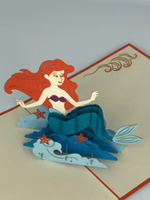 Handmade 3D Kirigami Card

with envelope

Ariel 3D Little Mermaid