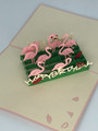 Handmade 3D Kirigami Card

with envelope

Flamingo Happy Birthday