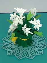 Handmade 3D Kirigami Card

with envelope

Easter Lilly