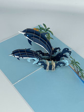 Handmade 3D Kirigami Card

with envelope

2 Dolphins