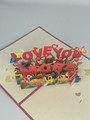 Handmade 3D Kirigami Card

with envelope

Love You More