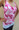 dark pink visible bra strap not part of item