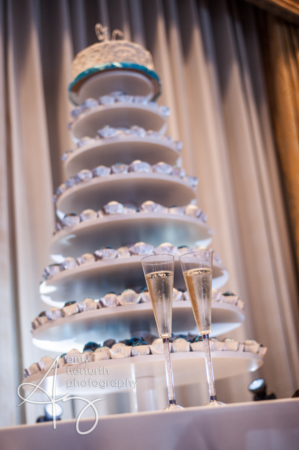 tiered cake ball display