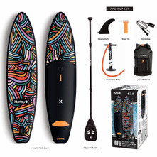 HURLEY ISUP - PHANTOMTOUR COLORWAVE INFLATABLE PADDLEBOARD SET | 10′6 - only ONE unit left arriving July 5th