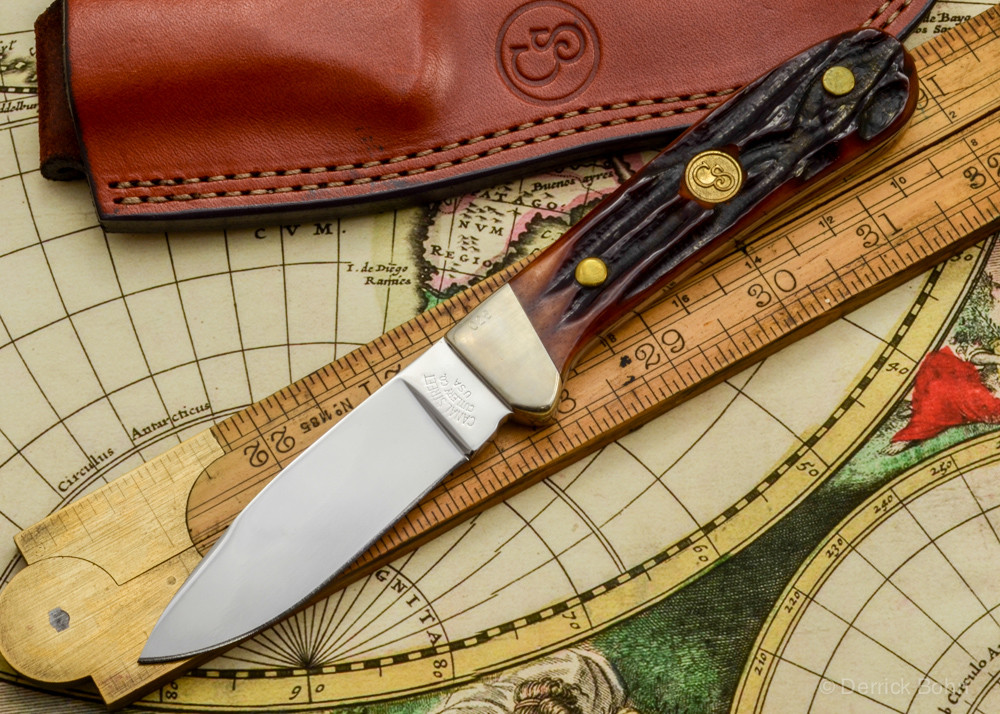 Canal Street Cutlery 7 3/4" Trailing Drop Point Rigid Hunter Knife