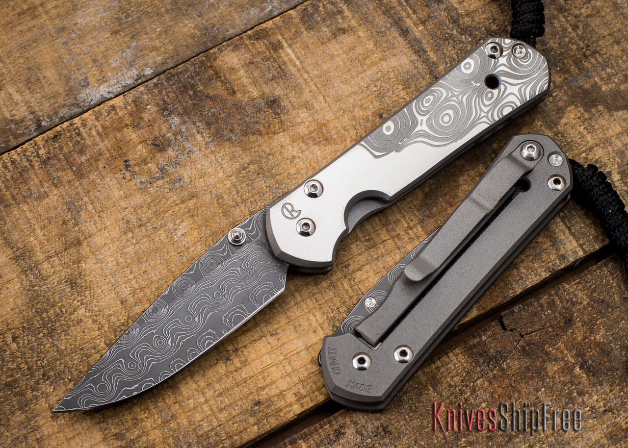 Buy Chris Reeve Knives Small Sebenza 21 - CGG Raindrop Damascus